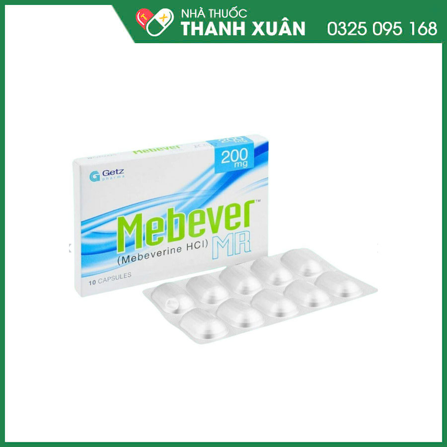 Mebever MR 200mg thuốc giảm triệu chứng của hội vi chứng ruột kích thích